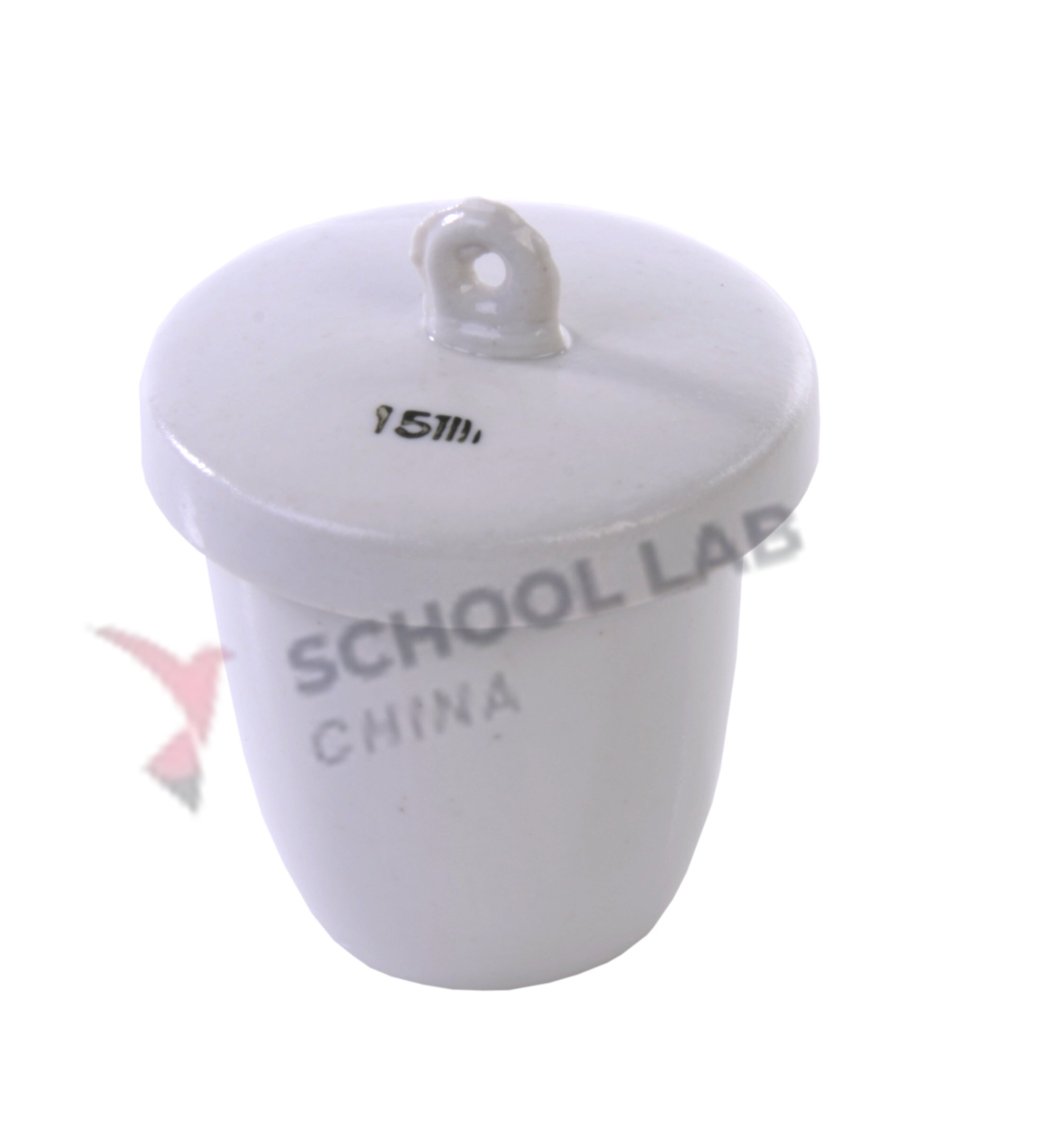 Porcelain Crucible with Lid - 15ml - Pack of 10